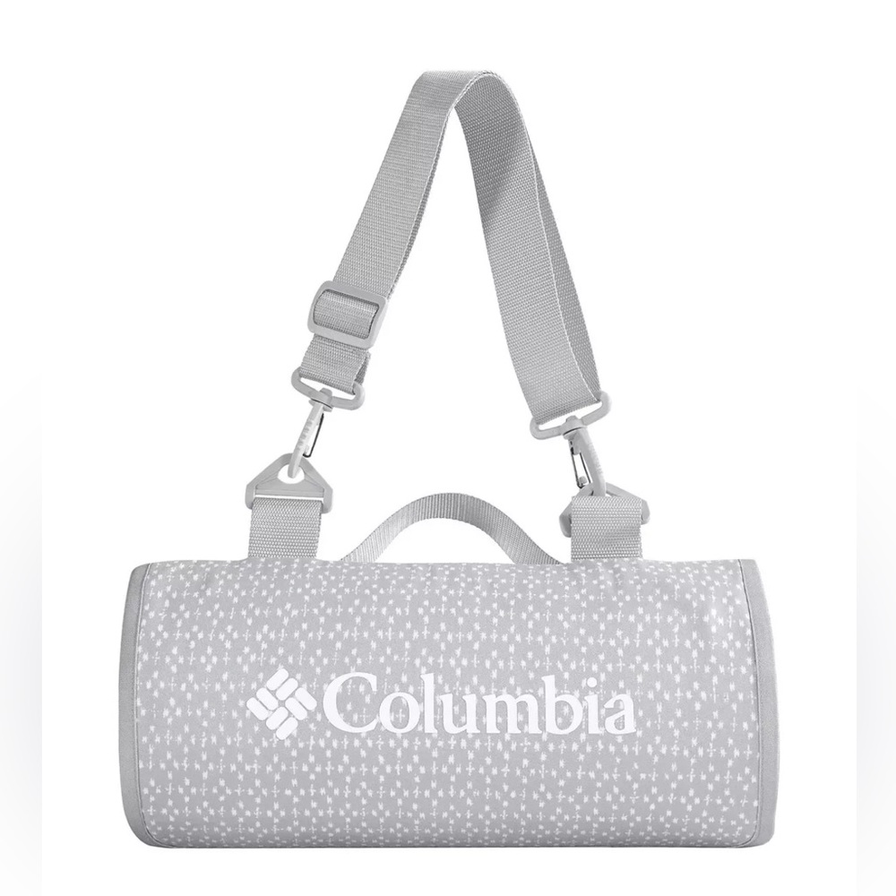 Columbia Outdoor Blanket Picnic Camping Packable Waterproof Adjustable Gray